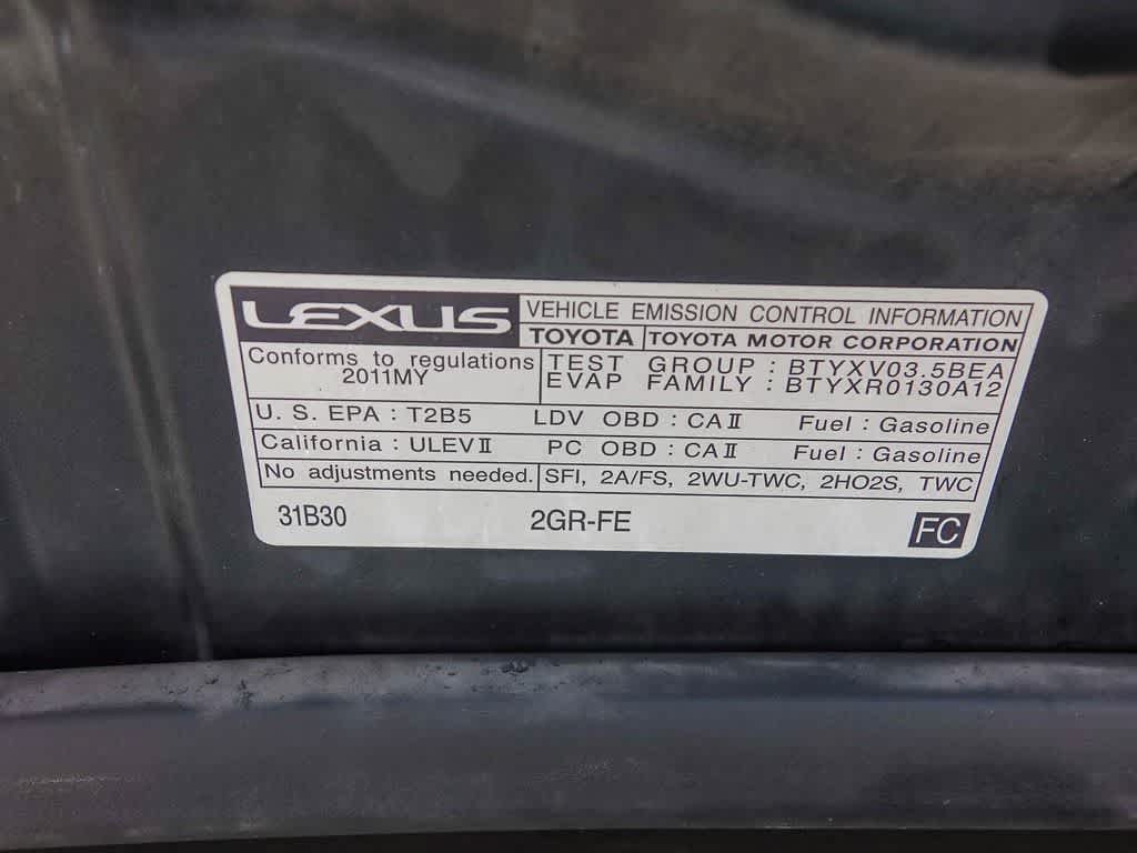 2011 Lexus ES 350 4dr Sdn