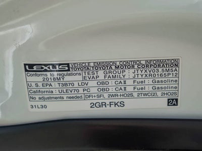 2018 Lexus GS 350 F Sport F Sport