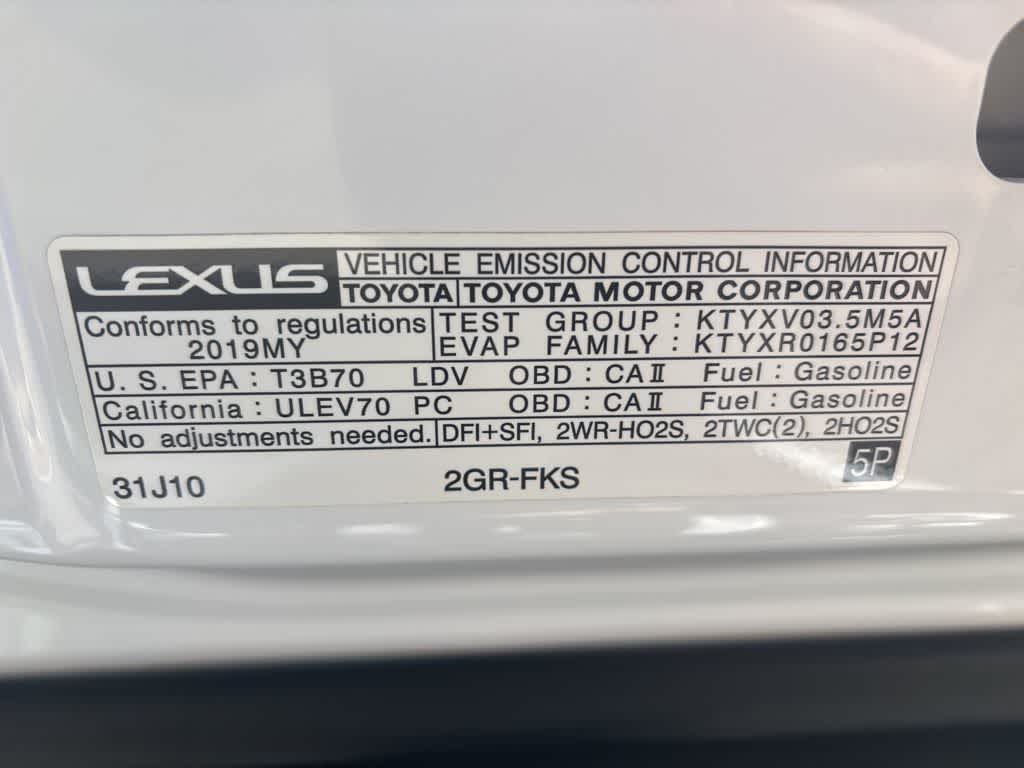 2019 Lexus IS 350 F SPORT