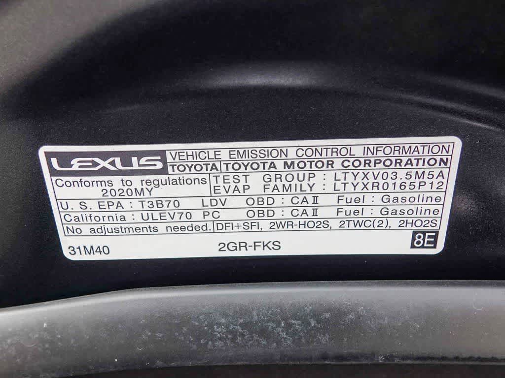 2020 Lexus GS F SPORT