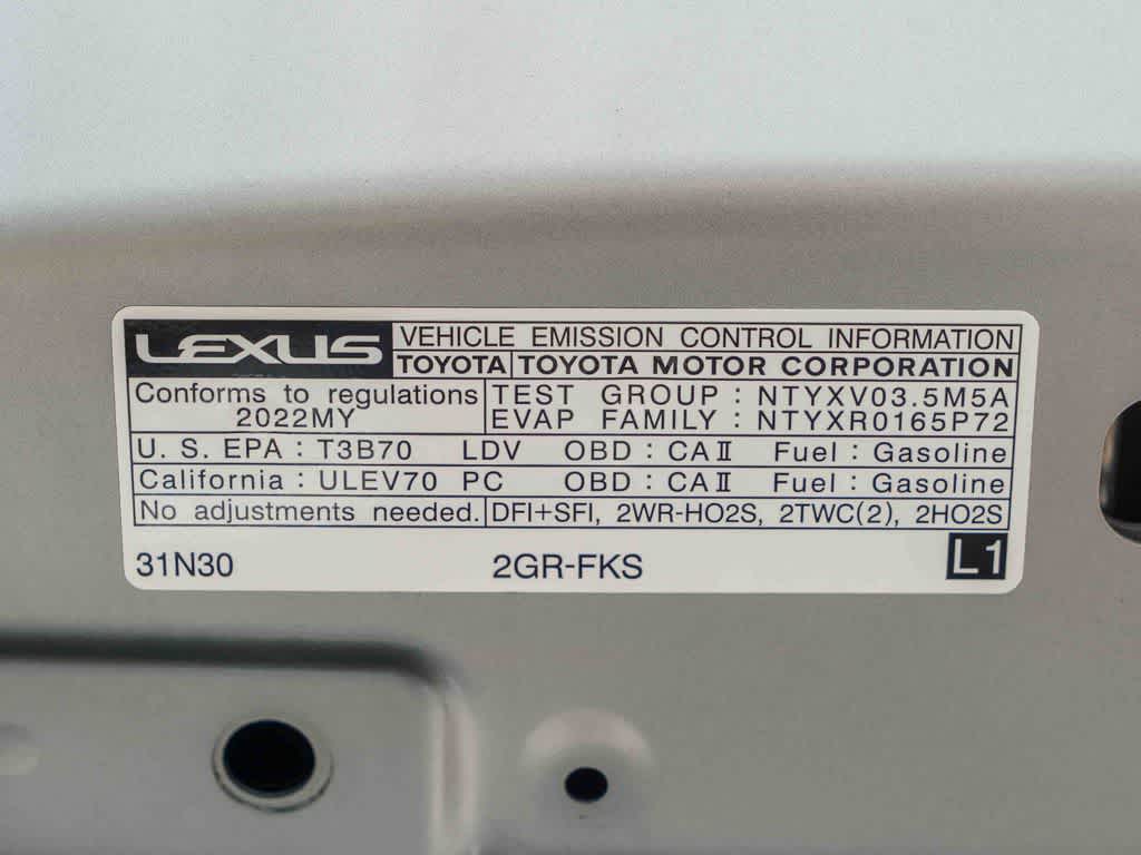 2022 Lexus IS 350 F SPORT