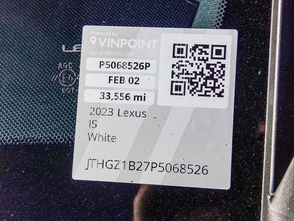 2023 Lexus IS F SPORT