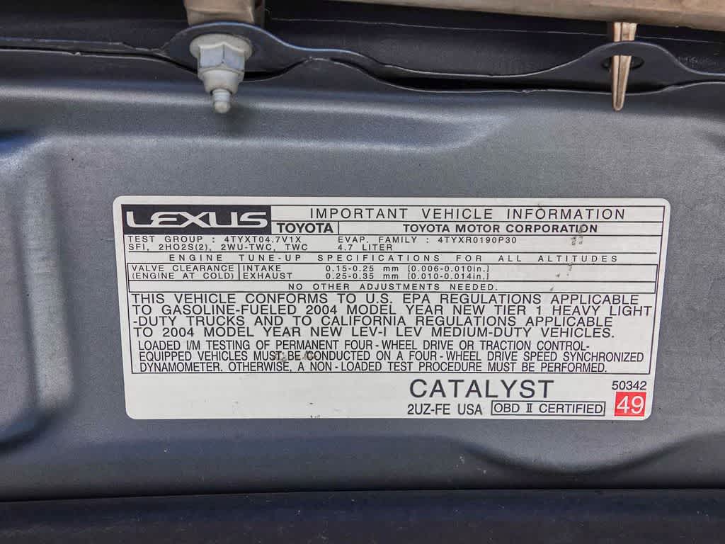 2004 Lexus GX 470 4dr SUV 4WD