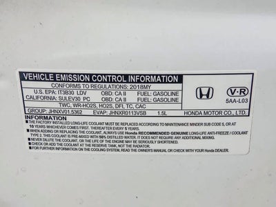 2018 Honda Civic Hatchback Sport