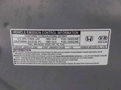 2018 Honda Civic Hatchback EX