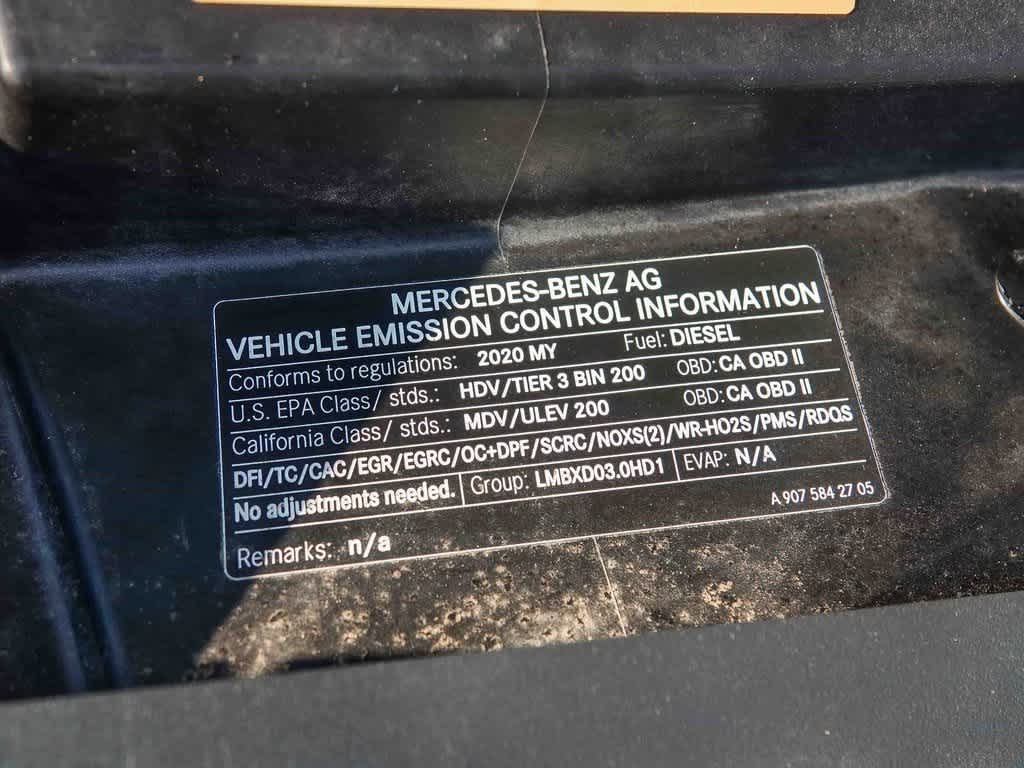 2020 Mercedes-Benz Sprinter CARGO 144 WB