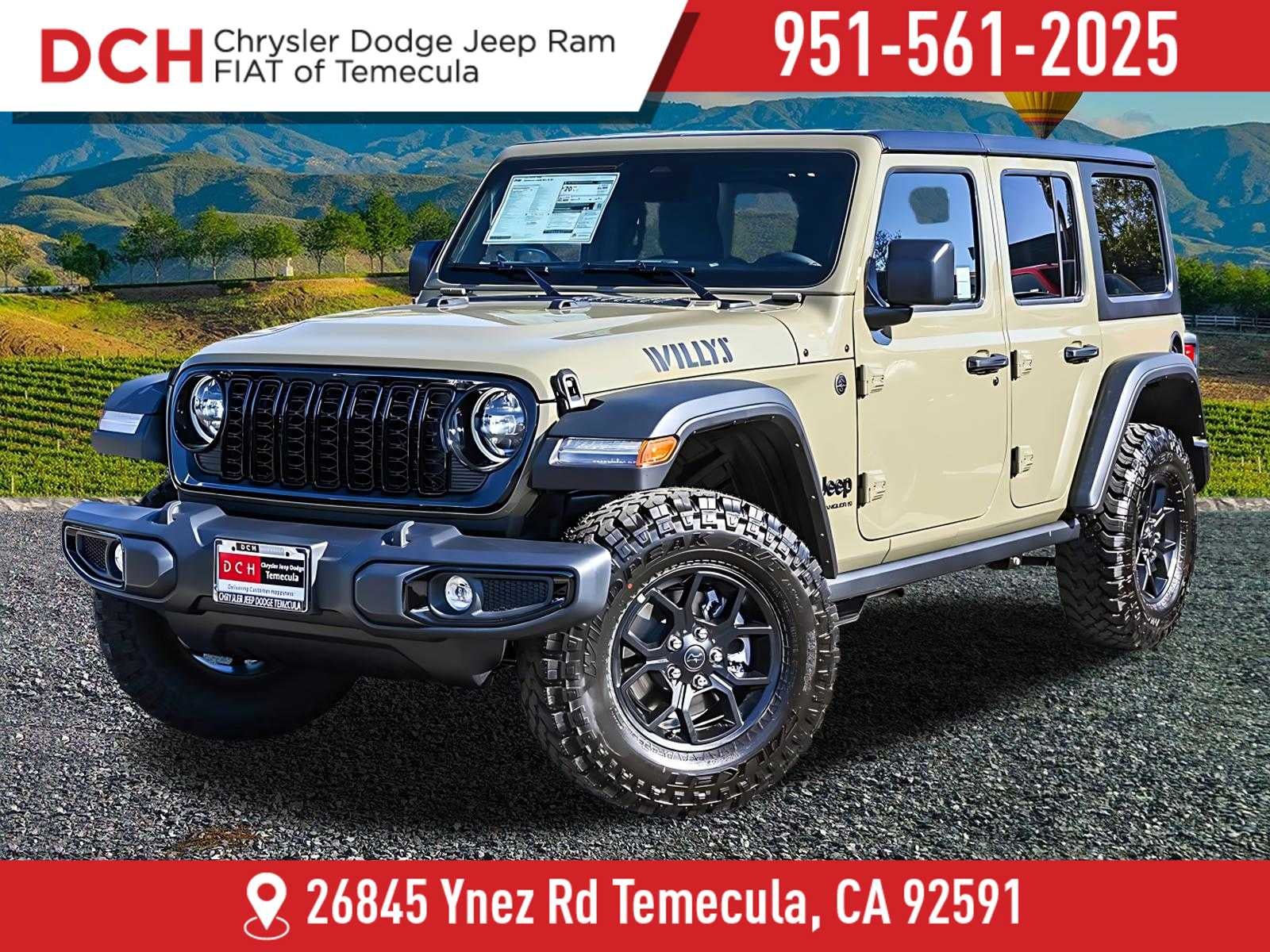 2026 Jeep Wrangler WRANGLER 4-DOOR WILLYS