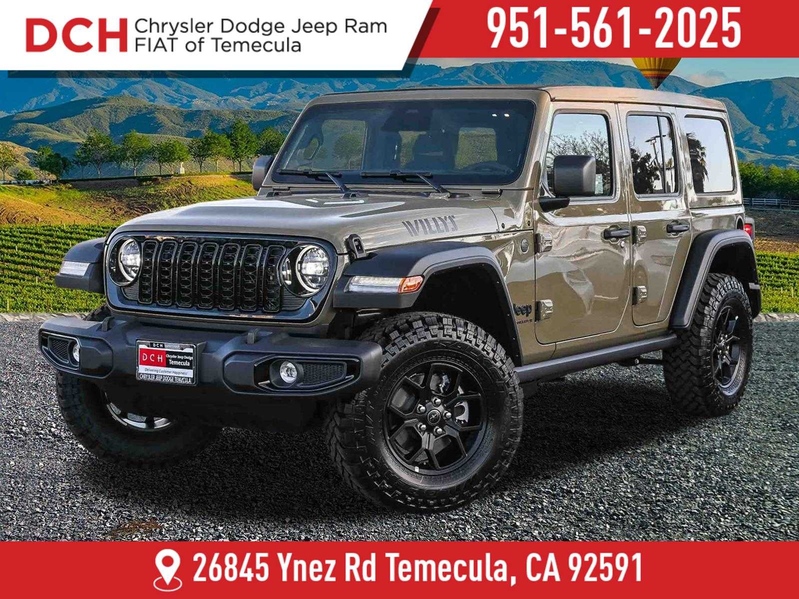 2026 Jeep Wrangler WRANGLER 4-DOOR WILLYS