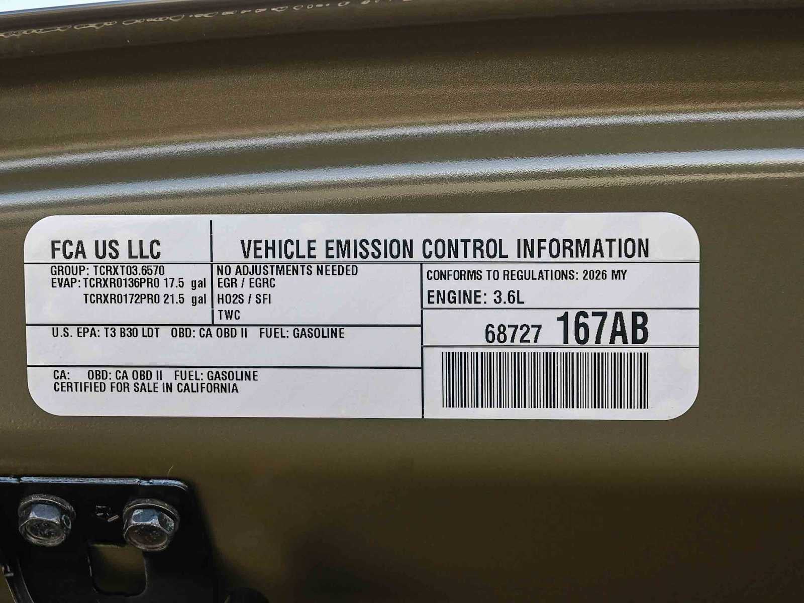 2026 Jeep Wrangler WRANGLER 4-DOOR SPORT S