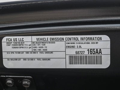 2026 Jeep Wrangler WRANGLER 4-DOOR SPORT