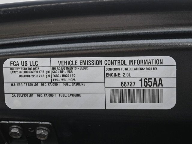 2026 Jeep Wrangler WRANGLER 4-DOOR SPORT