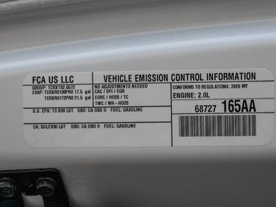 2026 Jeep Wrangler WRANGLER 4-DOOR SPORT