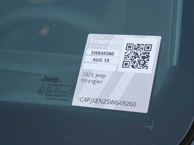 2025 Jeep Wrangler WRANGLER 4-DOOR SAHARA