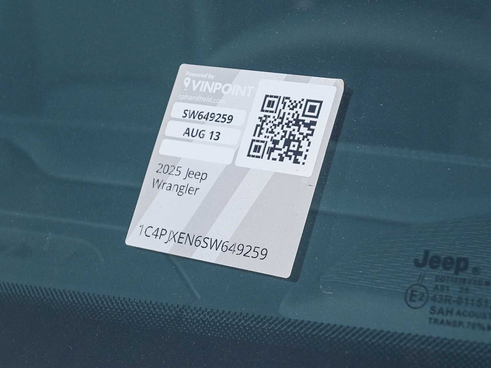 2025 Jeep Wrangler WRANGLER 4-DOOR SAHARA