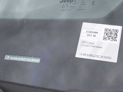 2025 Jeep Grand Cherokee GRAND CHEROKEE LIMITED 4X4