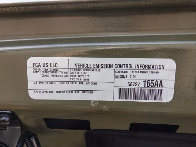 2026 Jeep Wrangler WRANGLER 4-DOOR RUBICON