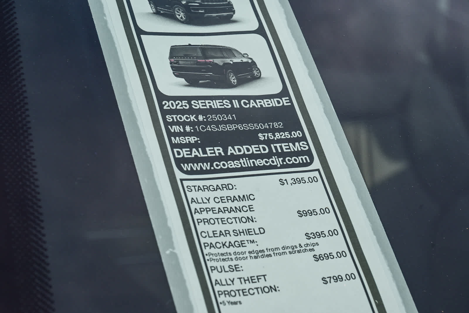 2025 Jeep Wagoneer L WAGONEER L CARBIDE 4X4