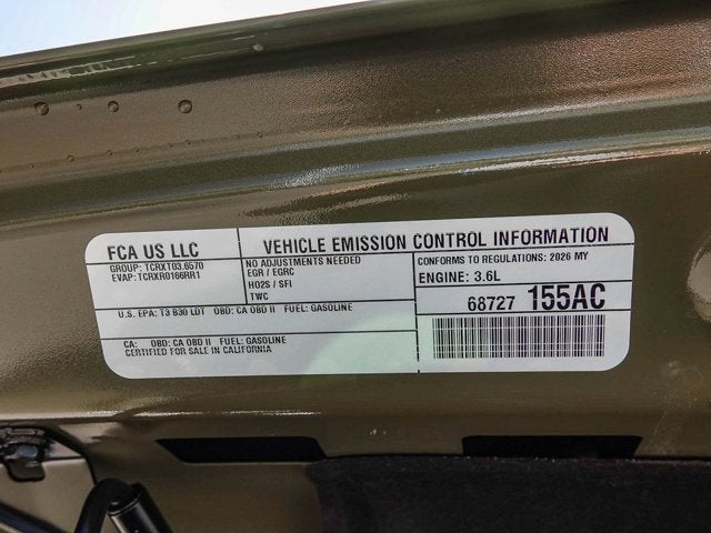 2026 Jeep Gladiator GLADIATOR MOJAVE 4X4