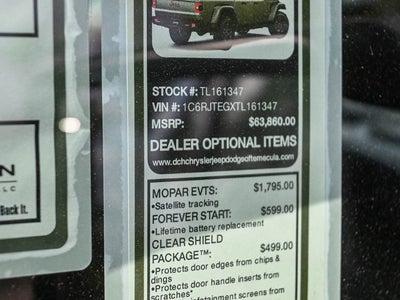 2026 Jeep Gladiator GLADIATOR MOJAVE X 4X4