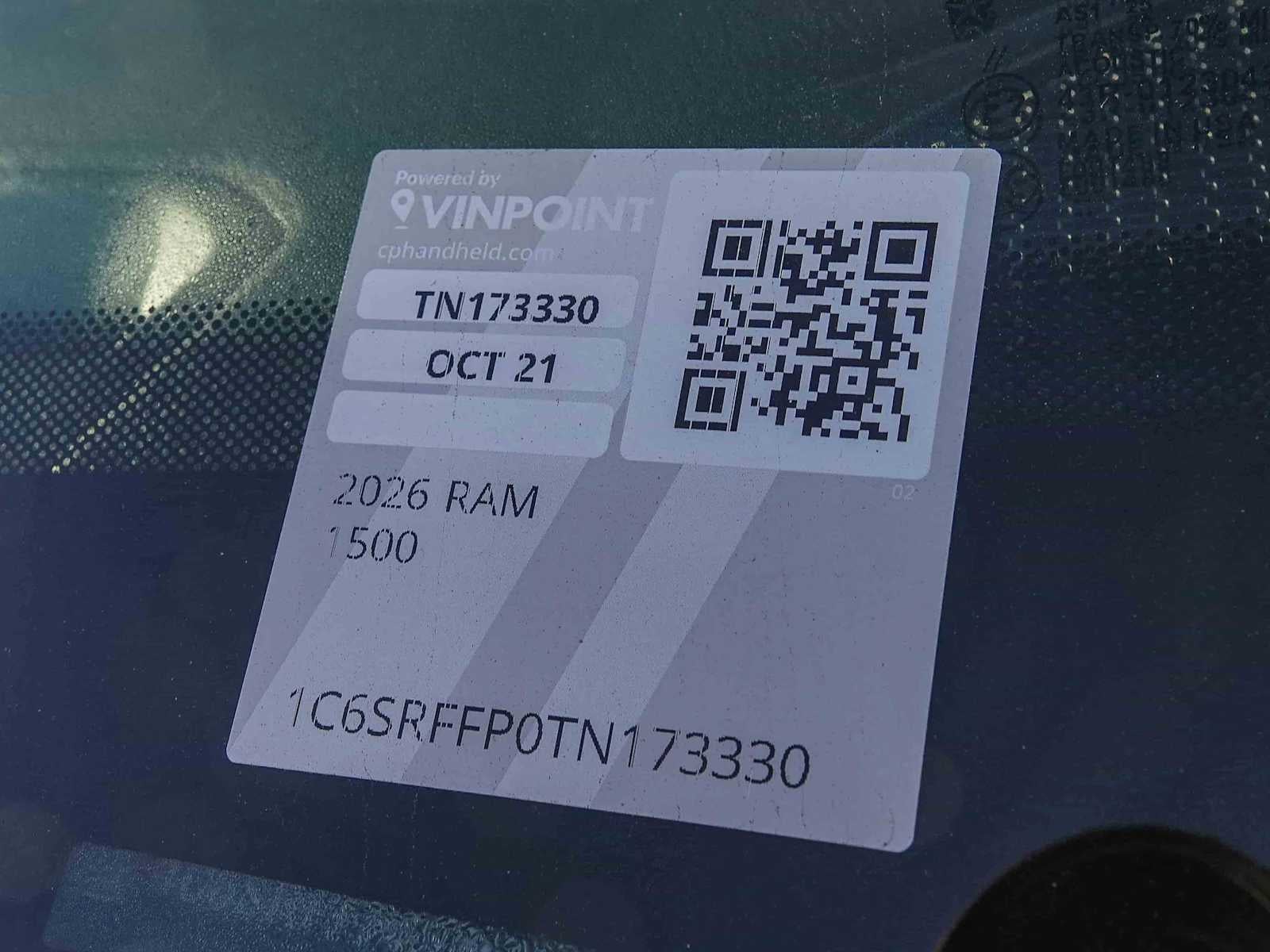 2026 RAM 1500 RAM 1500 BIG HORN CREW CAB 4X4 5'7' BOX