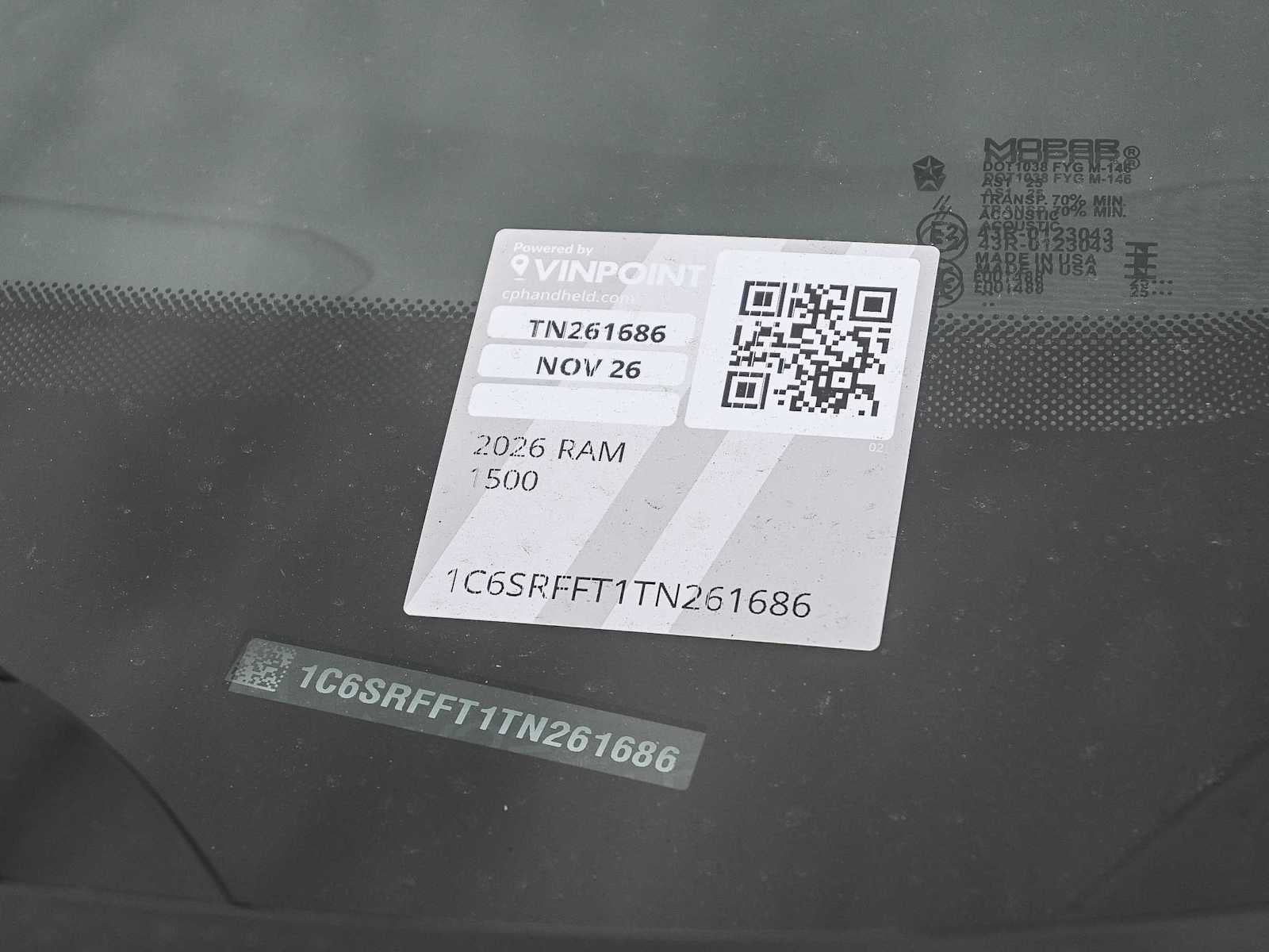 2026 RAM 1500 RAM 1500 BIG HORN CREW CAB 4X4 5'7' BOX