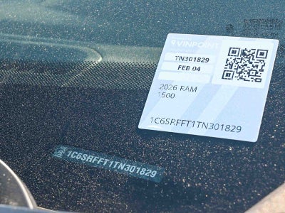 2026 RAM 1500 RAM 1500 BIG HORN CREW CAB 4X4 5'7' BOX