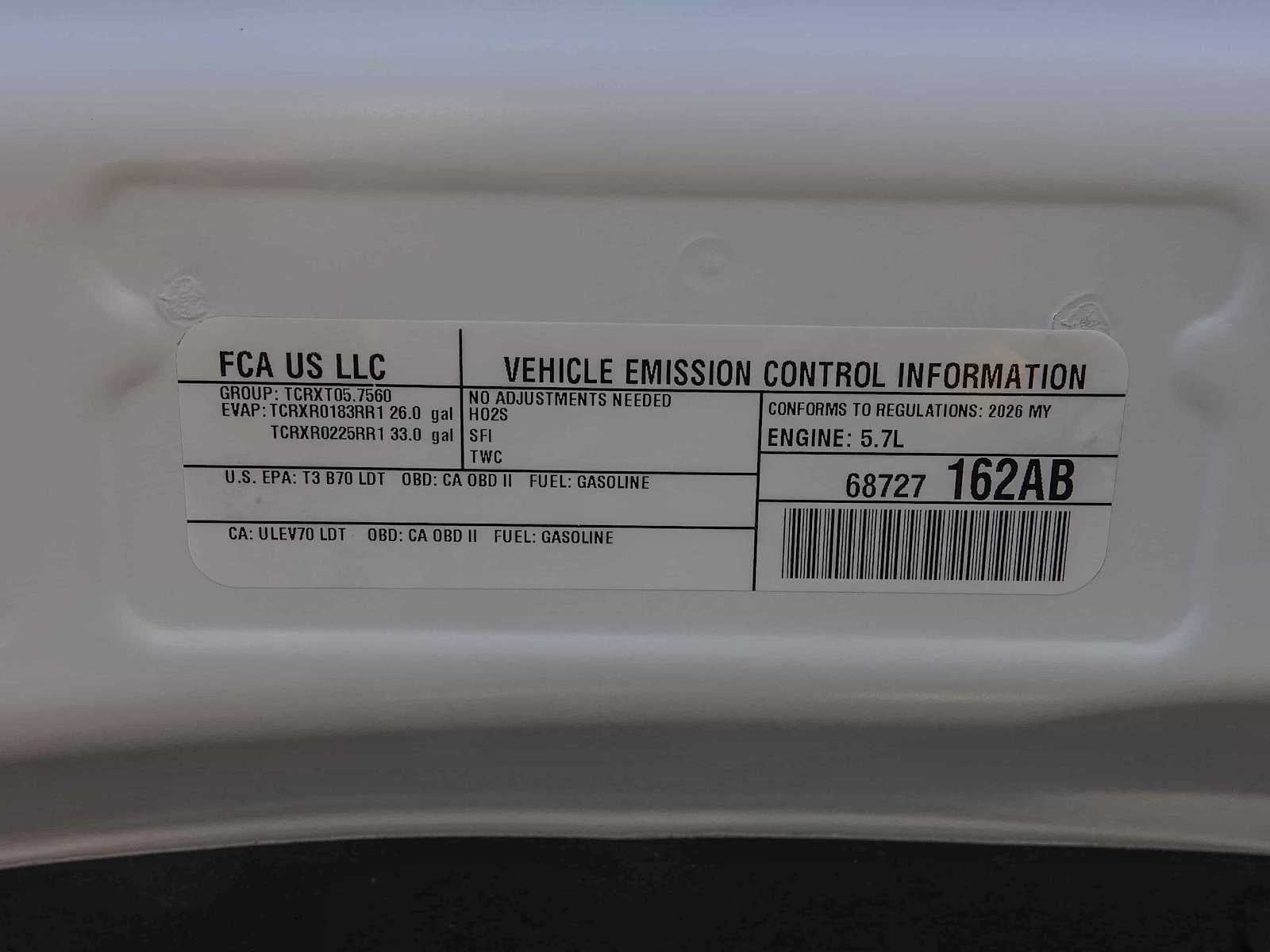 2026 RAM 1500 RAM 1500 BIG HORN CREW CAB 4X4 5'7' BOX