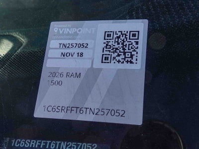 2026 RAM 1500 RAM 1500 BIG HORN CREW CAB 4X4 5'7' BOX