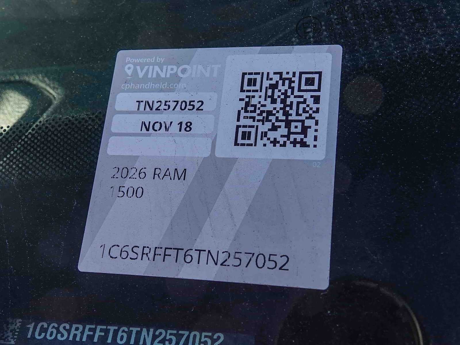 2026 RAM 1500 RAM 1500 BIG HORN CREW CAB 4X4 5'7' BOX