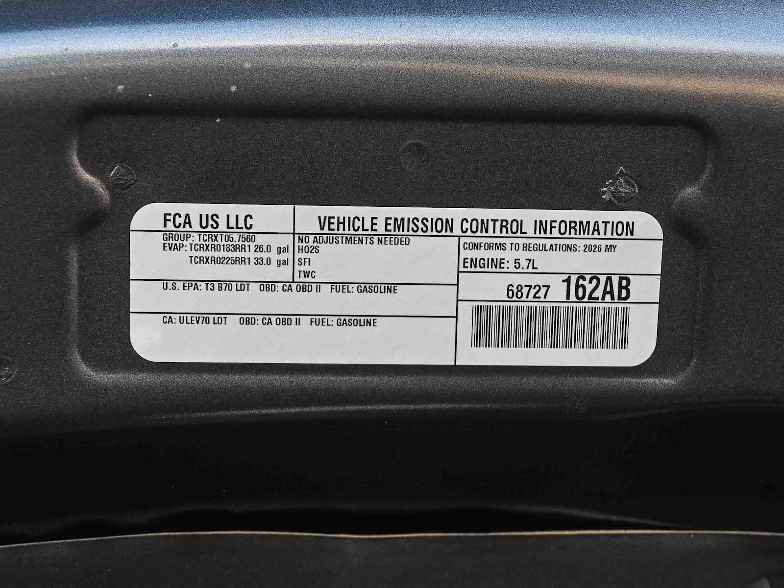 2026 RAM 1500 RAM 1500 BIG HORN CREW CAB 4X4 5'7' BOX