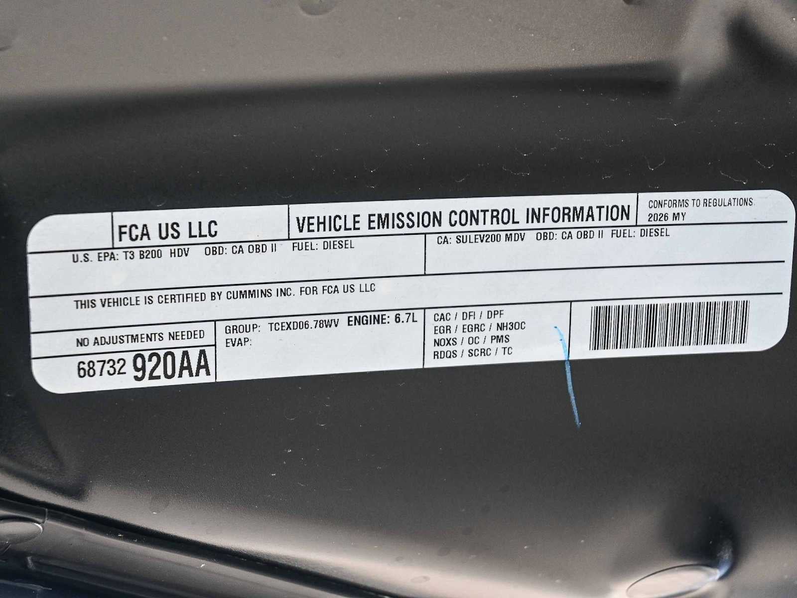2026 RAM 2500 RAM 2500 BIG HORN CREW CAB 4X4 6'4' BOX