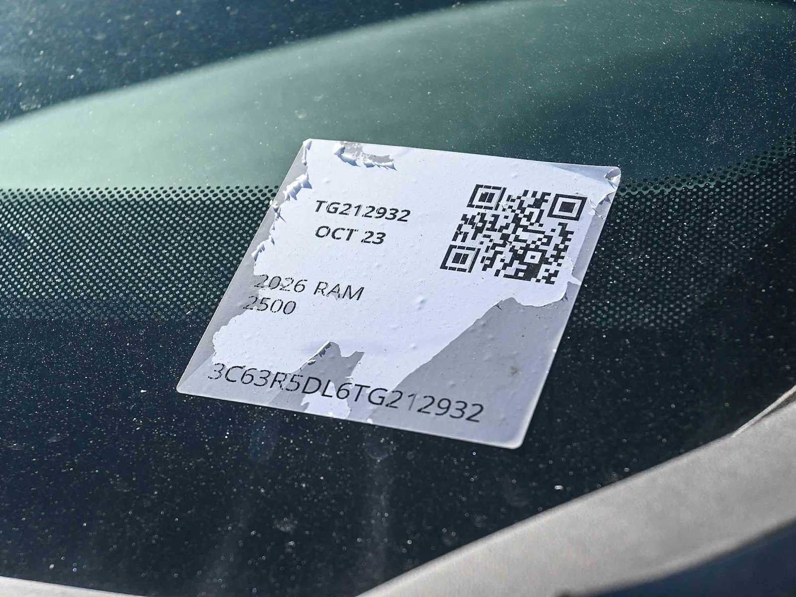 2026 RAM 2500 RAM 2500 BIG HORN CREW CAB 4X4 6'4' BOX