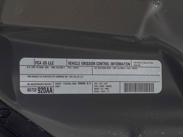 2026 RAM 2500 RAM 2500 LARAMIE MEGA CAB 4X4 6'4' BOX