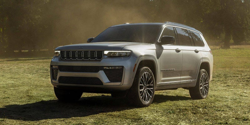 Grand Cherokee in forest