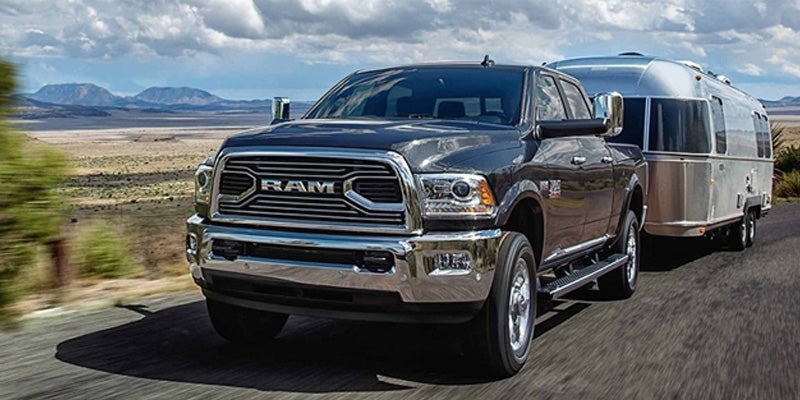 Black Ram 2500 towing