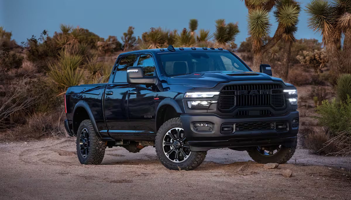 Black Ram 2500 on mountain