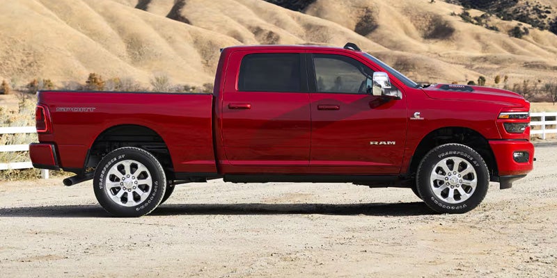 Red Ram 2500 in desert