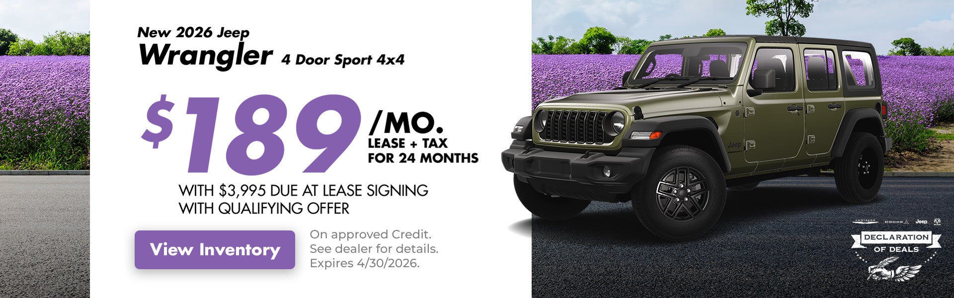 2026 Jeep Wrangler 4 Door Spor