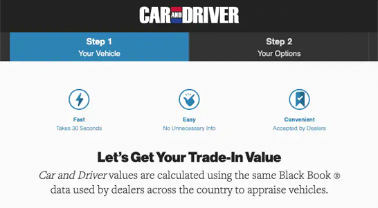 eShop Value Your Trade Example